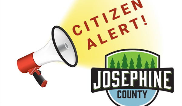 Josephine County Residents - Register For Citizen Alert