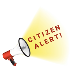 Register For Citizen Alert Today!